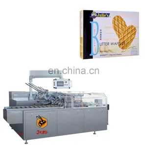 Automatic High Speed Waffle Biscuits Gluer Carton Box Packing Machine thumbnail-1