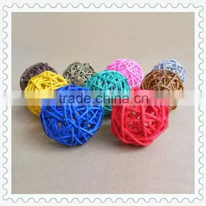 2013 Weaving Natural White Rattan Ball for String Lights Decoration thumbnail-1