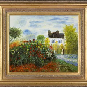 100% Hand-painted Flower Oil Painting Wall Art Abstract Wall Decoration thumbnail-5