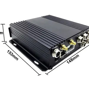 1080P 512GB 8-CH SD Video Mobile CCTV DVR , SD Card Security DVR Recorder for Vehicles thumbnail-2