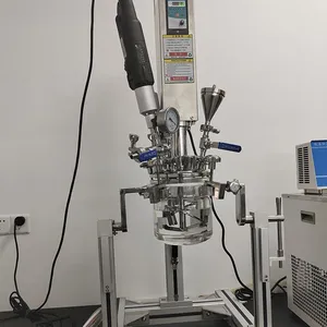 AMM-SE-10L Laboratory Simple Vacuum Stirring Emulsifier - Semi-automatic Lifting for Chemical Additives thumbnail-4