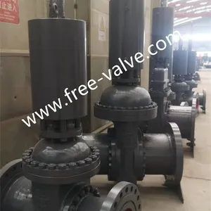 Hydraulic Operated High Pressure Ceramic Lined Knife Gate Valve thumbnail-1