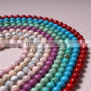 4mm 6mm 8mm 10mm 12mm Natural Turquoise Beads Natural Stone Charms Ornament Accessories Factory thumbnail-1