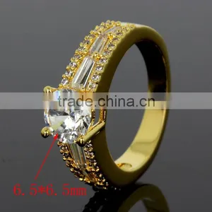 Jewelry Finding Top Quality Proposal Design Cubic Zircon Main Stone Engagement Ring thumbnail-5