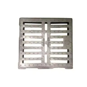 En124 D400 C250 B125 Ductile Cast Iron Manhole Cover and Channel Square Gully Gratings thumbnail-1