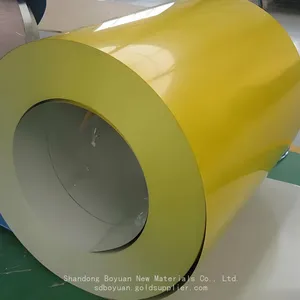 Yellow Color Coated Steel Coil Environmental Protection Coating UV Resistant Roofing Material thumbnail-4