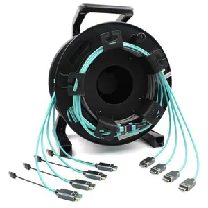Four-In-One Multi-function Armored 8K Fiber Optic HDMI 2.1 Cable Drum for Rental Service Providers & Live Event Organizers thumbnail-2