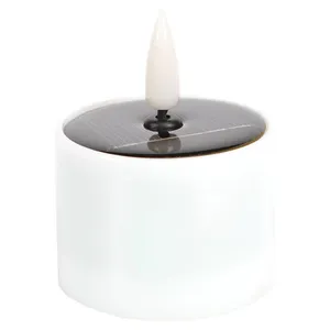 Solar Garden Light Outdoor Waterproof Home Nightlight Garden Decoration Tabletop Balcony Decoration Candle Flame Light thumbnail-5