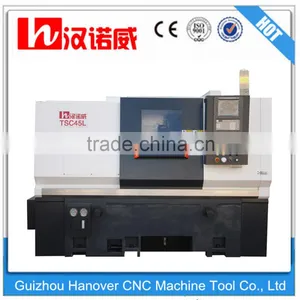 CNC Turning Center Cnc Slant Bed Lathe Machine With Hollow Hydraulic Chuck TSC45L thumbnail-1