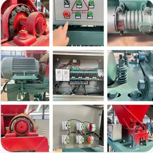 Red Brick Making Machine Best Bricks for House Construction in India Concrete Bricks Making Machine Interlock Brick Machine thumbnail-2