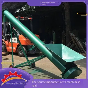 165 Round Tube Feeder, Leaf Thickened Coal Ash and Cement Powder Elevator, Stainless Steel Screw Rice Feeder thumbnail-4