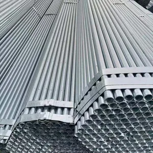 Big Factory Supply Q235 Hot Dipped Galvanized Round Steel Pipe Green House Steel Pipe thumbnail-3