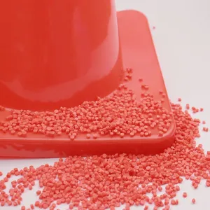 Orange/Black Color Starpvc Brand PVC Injection Traffic Cone Granules Compound thumbnail-1