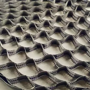 HDPE Geocell Soil Stabilization Cellular Confinement System, UV Resistant Geocell for Road Foundation, Slope Protection and Embankment Reinforcement thumbnail-3