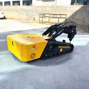 Low-body Remote-controlled Skid Loader, Space-saving, Rotary Skid, Small Forklift, Multi-functional thumbnail-5