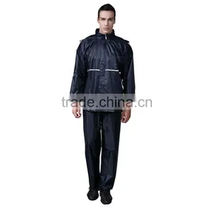 Adult Male Nylon Raincoat Rain Pants Suit thumbnail-2
