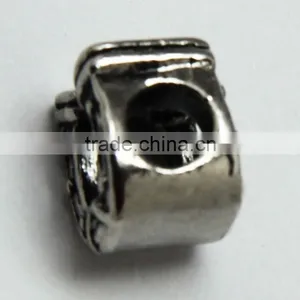 Wholesale Horseshoe Shape Zinc Alloy Beads With Round Hole for Bracelets thumbnail-2