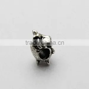 Old-Fashion Creative Calf Shape Metal Beads Lead Free Nickle Free Bracelets and Necklaces Beads Accessories thumbnail-4