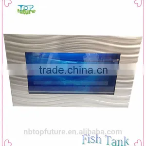 Hot-sale Customize Wall Aquarium Stainless Steel Frame Wall Hanging Fish Tank thumbnail-2