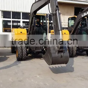 Hyundai Excavator Parts, Used Mini Excavator,LG6100 Excavator, Walking Wheel Excavator, 10T Wheel Excavator thumbnail-1