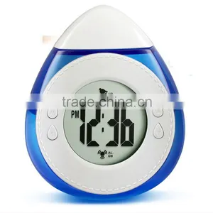 Digital Alarm Clock Waterdrop Shape Led Clocks Alarm Temperature thumbnail-2