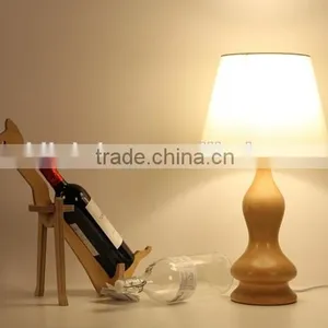 LED Wood Table Light JK-879-16 Study Desk Bedroom Decoration LED Wood Table Lamp thumbnail-4