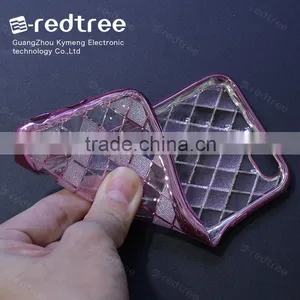 Popular Electroplate Grid Cell Phone Cases for Samsung Galaxy s6 thumbnail-5