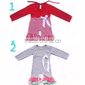 Wholesale Christmas Long Sleeve Cotton Romper Winter Baby Clothes Romper Supplier's Choice thumbnail-1