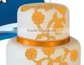Blue Bead (Orange) Sugar Paste & Fondant For Pastry Decoration thumbnail-1