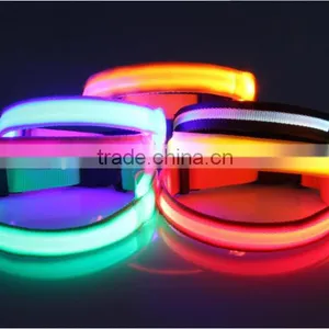 Collar Led Night Light-up Flashing Glow In The Dark Led Cat Collar Led Dog Collar thumbnail-4