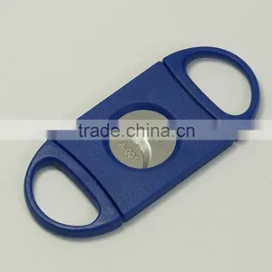 Blue Plastic Cigar Cutter thumbnail-1