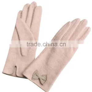 Bow Tie Women Wool Glove thumbnail-1