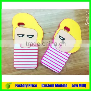 Korea Girl and Boy Silicone Mobile Phone Case Cover Iph 6plus Case Cover thumbnail-2