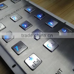 Hot Sale Backlight Backlit Metal Keyboard thumbnail-2