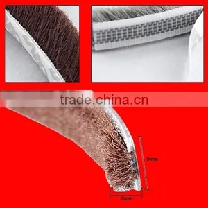 9*15mm Wool Pile Weather Strip for Seal Door Window thumbnail-5