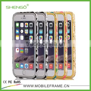Crystal Diamond Metal Frame for IPhone 6 thumbnail-1
