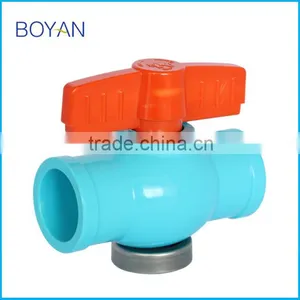 China Supplier BOYAN Taizhou for Irrigation PVC Blue Thailand Plastic Ball Valve thumbnail-2