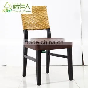 Best Selling Good Quality New Design Coffee Shop Cafe Restaurant Starbucks Hotel Wicker Rattan Wooden Dining Room Chair Quality Choice thumbnail-5