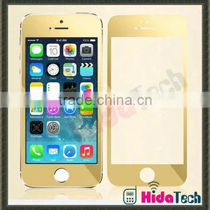 Gold Color Tempered Glass Screen Protector for Iphone thumbnail-1