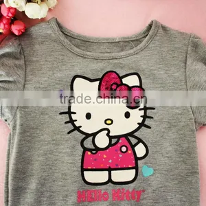 Baby Girl Summer Skirt Cotton Baby Kitty Dress thumbnail-2