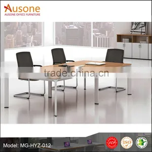 2016 UK Market Melamine Panel Aluminium Leg Conference Table thumbnail-1
