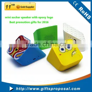 Generic Mini Cute Bluetooth Speaker With Suction Cup for Mobile Phone thumbnail-3