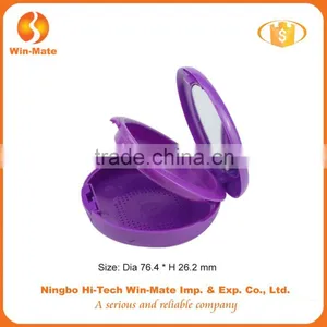 Win-mate Upmarket Design Personal Care Plastic Comb Foundation Box With Mirror thumbnail-2