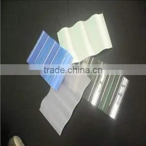 Corrugated Skylight Roof Sheet, FRP Gel CoatSheet,Colored Translucent FRP Roofing Sheets thumbnail-6