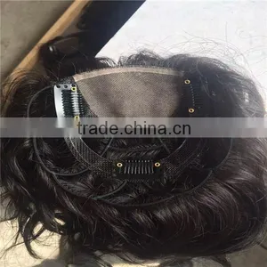 New Design Human Hair Toppers thumbnail-2