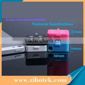 For Iphone 6 Samung IBLAZR Flashing Mini Led Video Light Enhan Mini Portable Led Flash Light , Selfie Flash Led thumbnail-4
