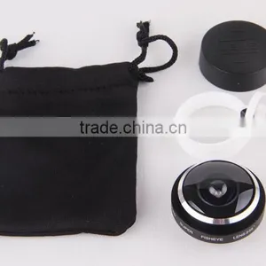 Phone Universal C Clamp 235 Degrees Super Fisheye Lens for Iphone thumbnail-3