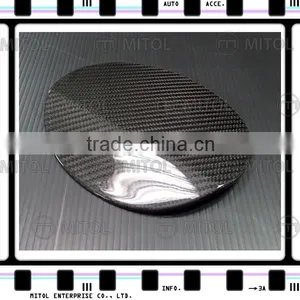 For Subaru WRX 2014- Carbon Fiber Car Fuel Cap Tank Cover thumbnail-2