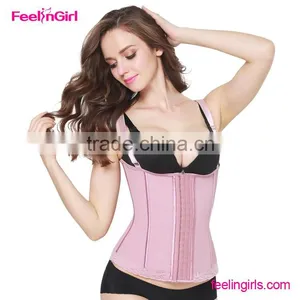 Women Sexy Latex Waist Slimming Girdle Corset thumbnail-1