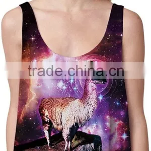 New Style Womens Wholesale Colorful Print Tank Tops thumbnail-1